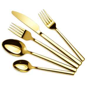 Gold Besteck (5 teilig)
