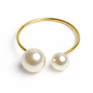 Serviettenringe Gold "Perlen"