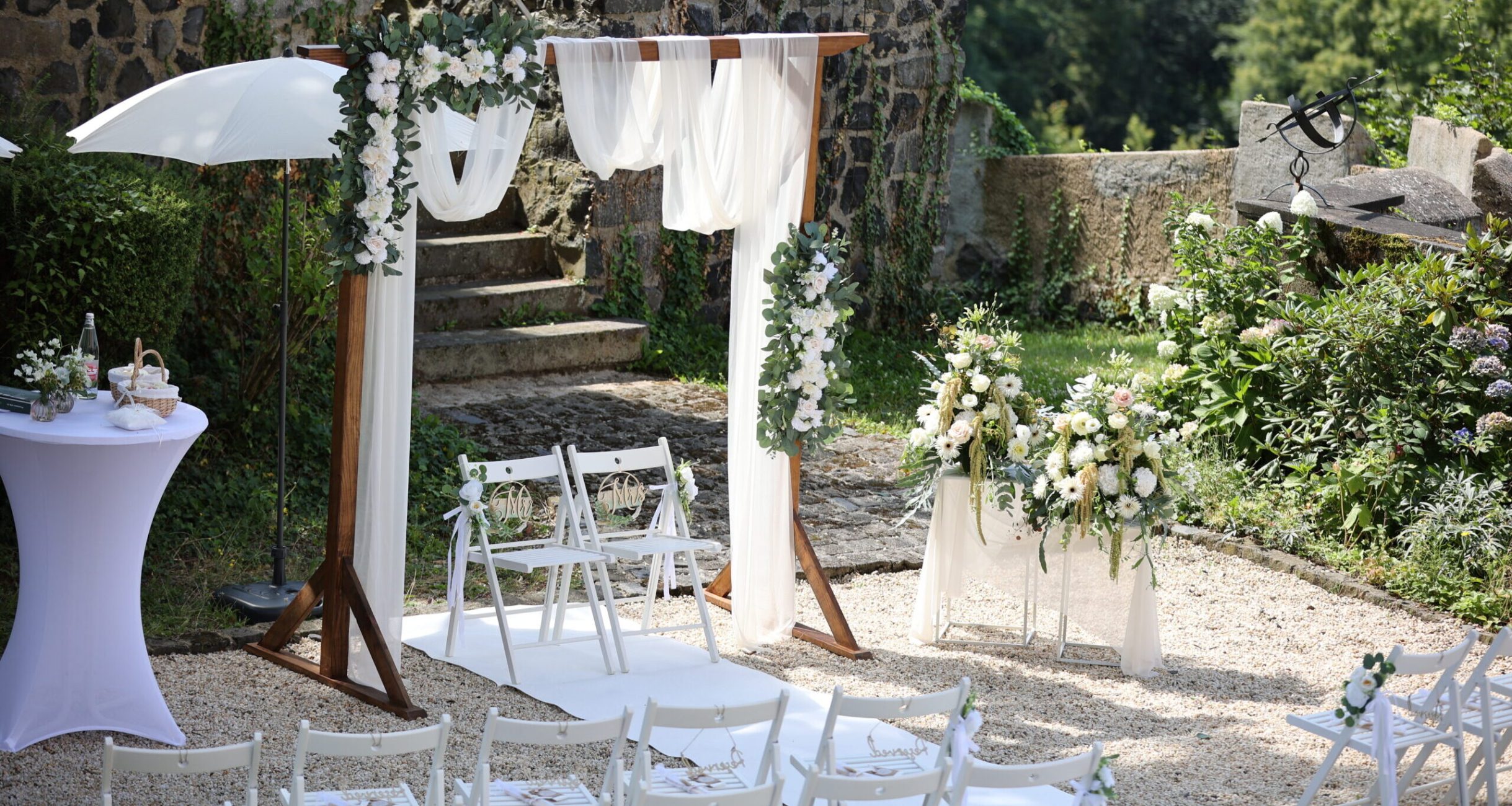 Trauung Hochzeit Einrichtung